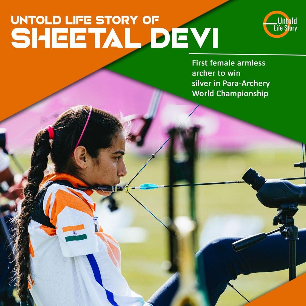 First female Armless Archer to win Silver in Para-Archery World Championship